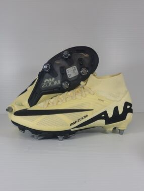 Mens Size 8 Nike Zoom Mercurial Superfly 9 Elite Lemonade SG Pro Soccer Cleats